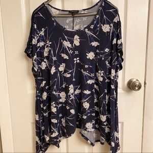 2/$15 or 3/$20- Lane Bryant floral shirt
